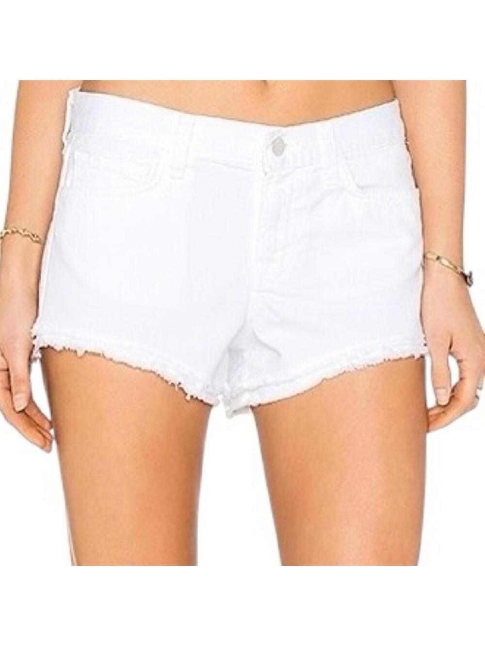 J Brand Sachi White Jean Shorts
